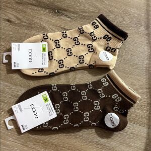 Gucci Brown and tan gwp Socks